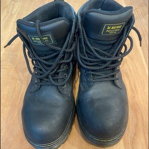 Mens steel toe Dr Martin boots. Worn 3 short times. Brand new condition.